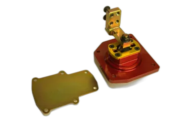 Qwik Stik Shifter TKO500/600 Mid-shift 2" Left Straight Up - .500" BWD No Stops with Rr Cover Plate